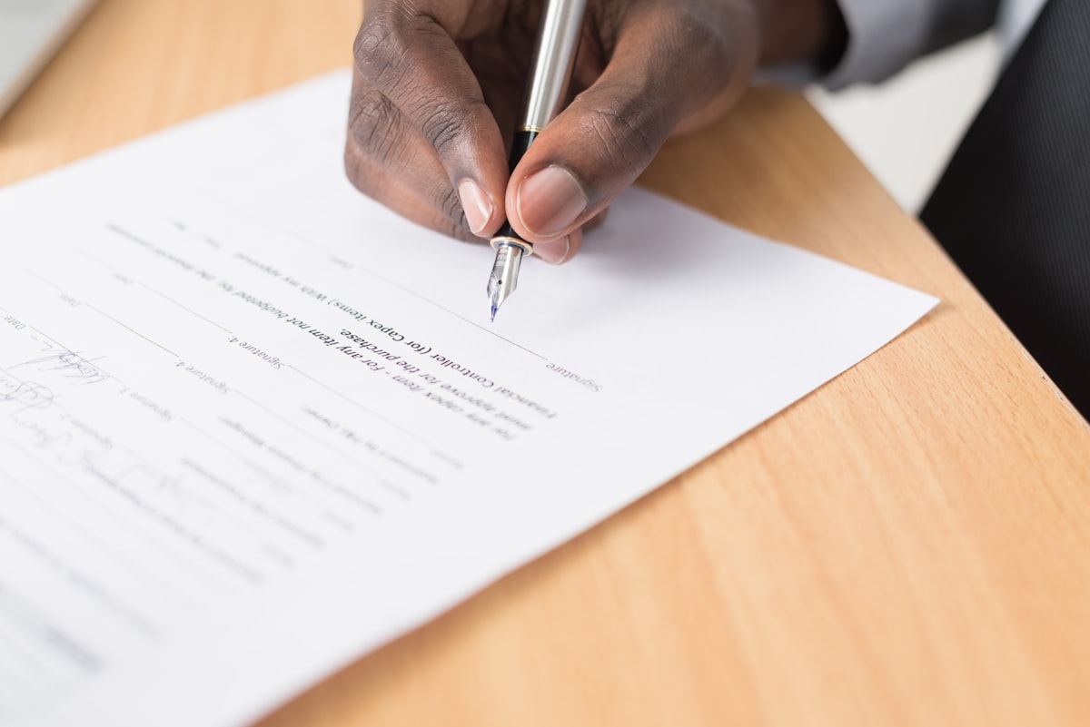 Roofing quote and contract